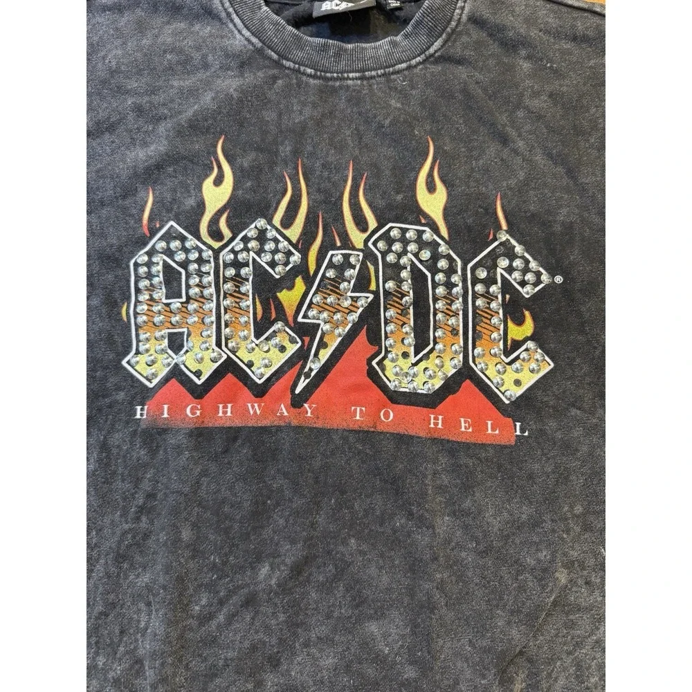 Vintage ACDC Sweatshirt SZ Medium Highway To Hell